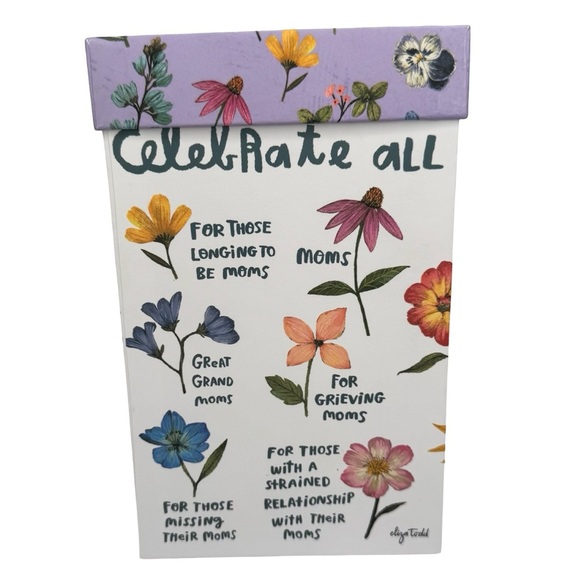 NWT EVERGREEN “Celebrate All The Mamas” Floral Travel Mug in Gift Box 17 Oz - Picture 8 of 14